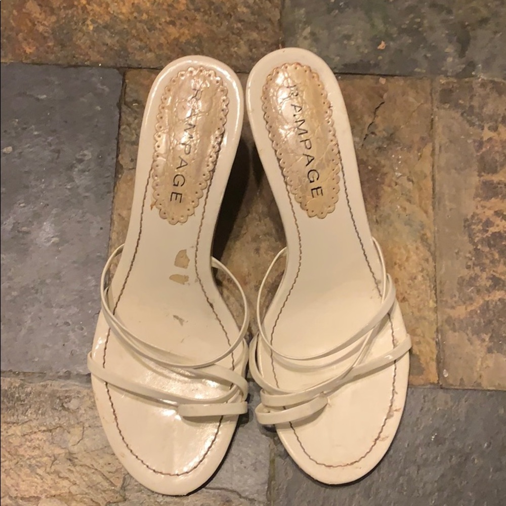 Cream heels